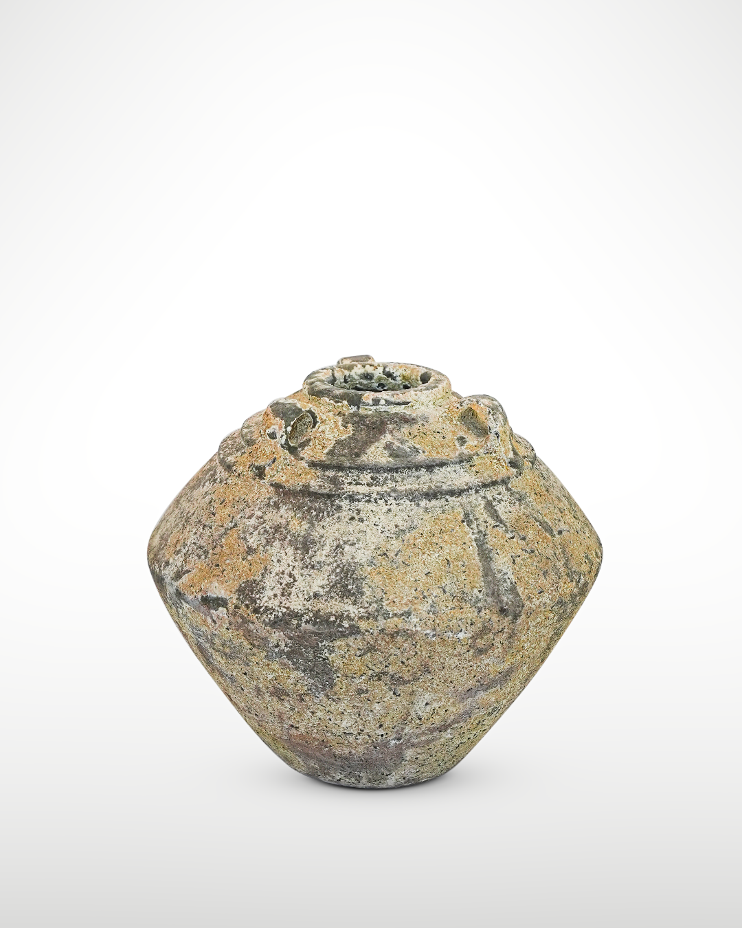 Vaso de cerâmica rústico